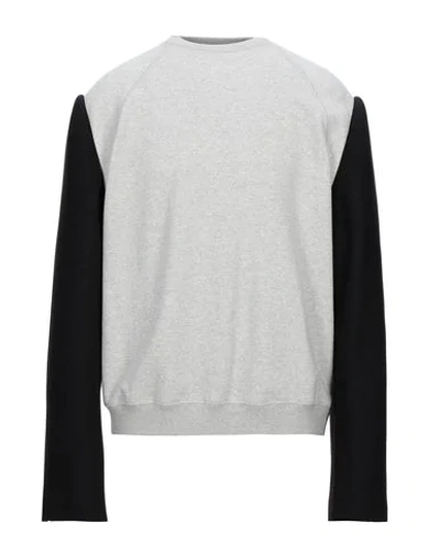 Shop Maison Margiela Sweatshirts In Light Grey