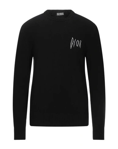 Shop Dior Sweater In Black