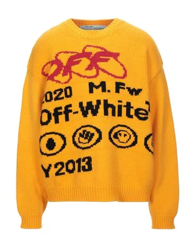 Shop Off-white Sweater In Apricot
