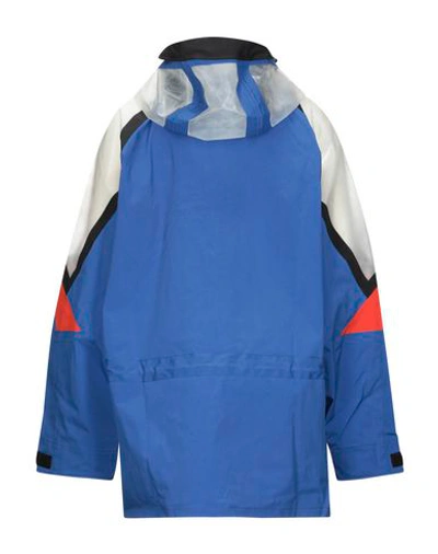 Shop Maison Margiela Full-length Jacket In Bright Blue