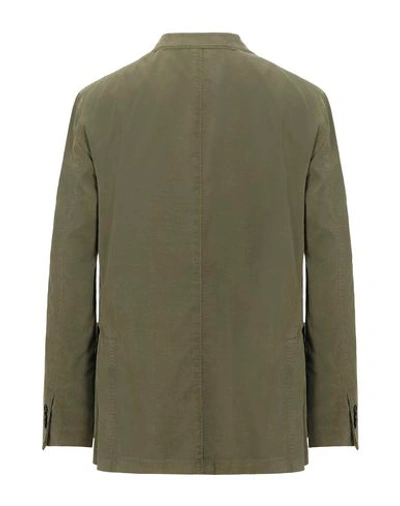 Shop Boglioli Suit Jackets In Military Green