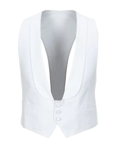 Shop Gucci Suit Vest In White