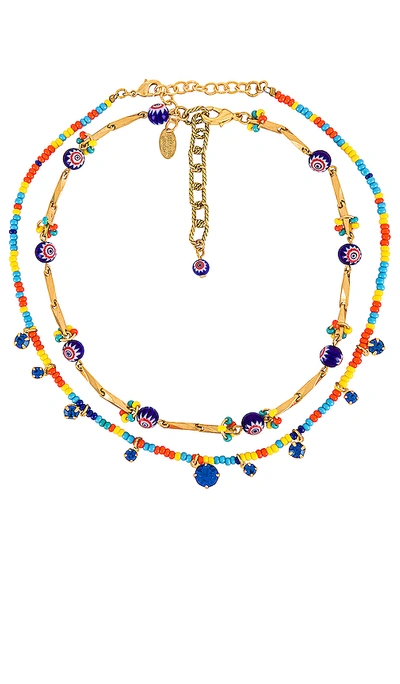 Shop Elizabeth Cole Ivey & Alicia Necklace Set In Frida