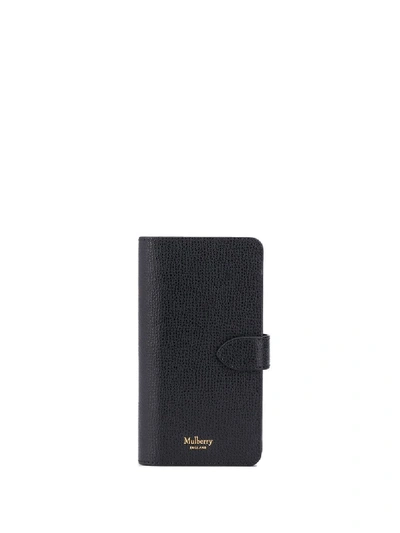 Shop Mulberry Iphone X Flip Case In Black
