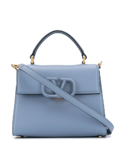 Shop Valentino Vsling Tote Bag In Blue
