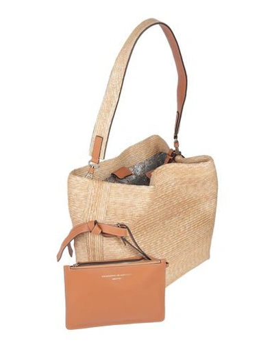 Shop Ermanno Scervino Shoulder Bag In Beige