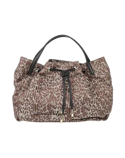 Shop Cavalli Class Handbag In Khaki