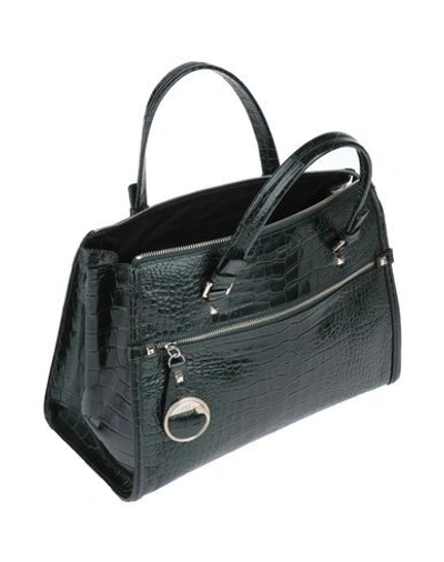 Shop Cavalli Class Handbag In Dark Green
