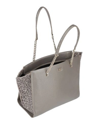 Shop Cavalli Class Handbag In Platinum