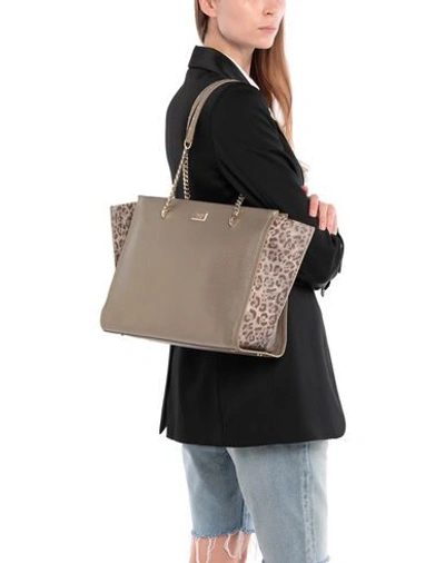 Shop Cavalli Class Handbag In Platinum