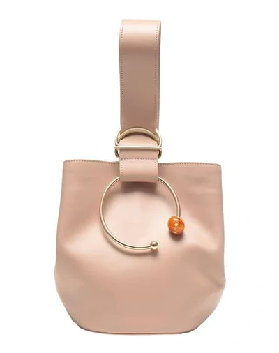 Shop Adeam Handbag In Pale Pink