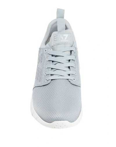 Shop Ea7 Sneakers In Light Grey