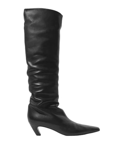 Shop Khaite Knee Boots In Black