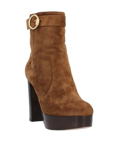 Gianvito Rossi Ankle Boots In Beige