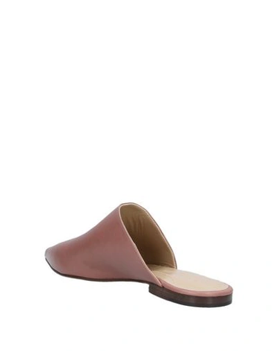 Shop Pomme D'or Mules And Clogs In Pastel Pink