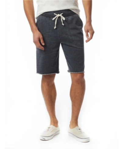 Shop Alternative Apparel Men's Victory Burnout French Terry Shorts In Charcoal