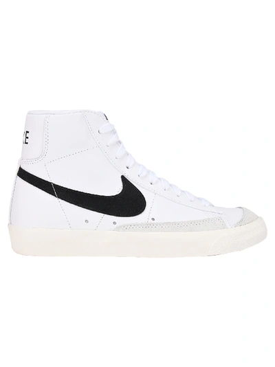 Shop Nike Su Blazer Mid 77 Sneakers In White Black