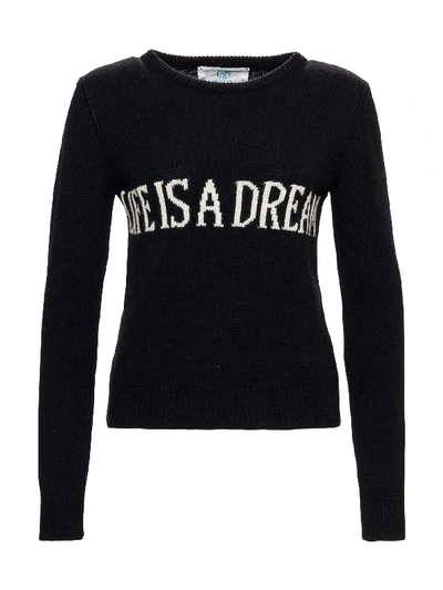 Shop Alberta Ferretti Life Is A Dream Sweater In Black