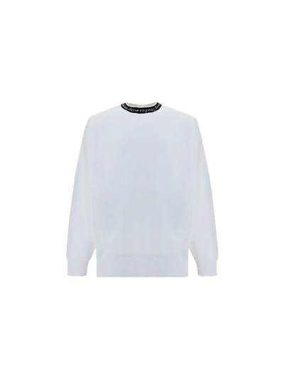 Shop Acne Studios Sweatshirt In Optic White