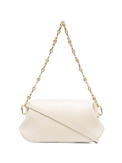 CREAM DUTCH BROT LEATHER SHOULDER BAG