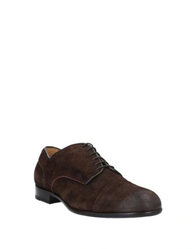 Shop Antonio Maurizi Laced Shoes In Dark Brown