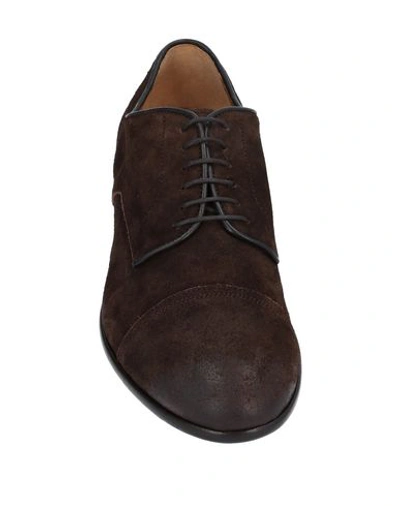 Shop Antonio Maurizi Laced Shoes In Dark Brown