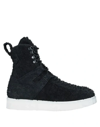 Shop Savio Barbato Sneakers In Black