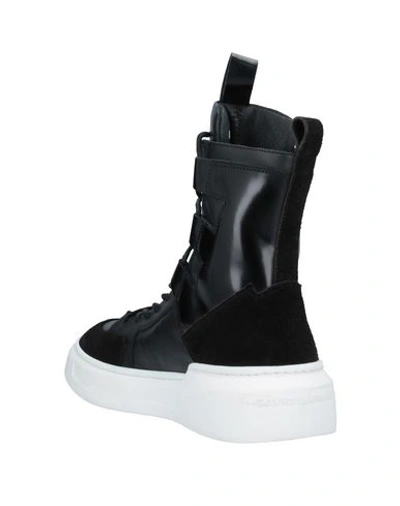 Shop Savio Barbato Sneakers In Black