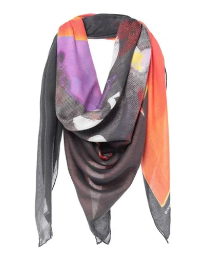 Shop Givenchy Square Scarf In Pink