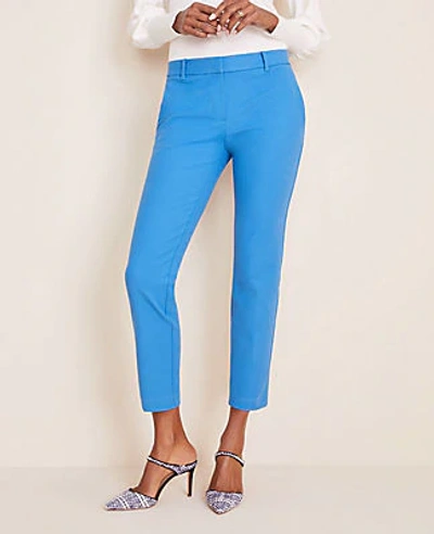 Shop Ann Taylor The Tall Ankle Pant In Deep Waves