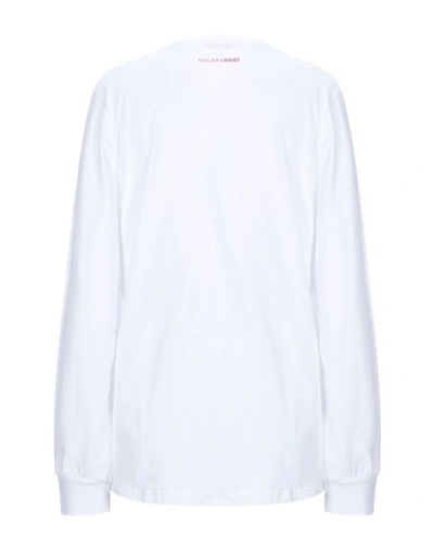 Shop Malaika Raiss Woman T-shirt White Size Xl Cotton