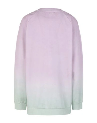 Shop Balmain Sweatshirts In Lilac