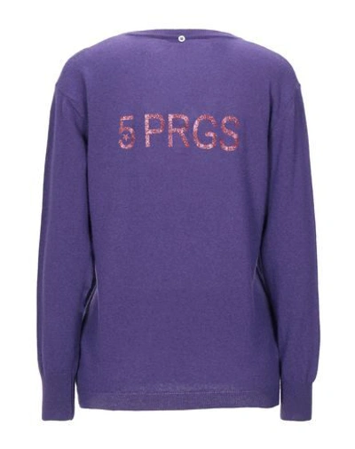 Shop 5 Progress Sweater In Purple