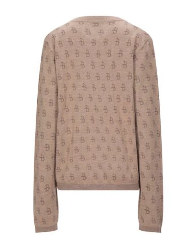 Shop Ballantyne Woman Sweater Camel Size 4 Wool, Viscose, Polyester, Polyamide In Beige