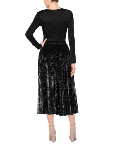 Shop Msgm Woman Maxi Skirt Black Size 4 Polyester