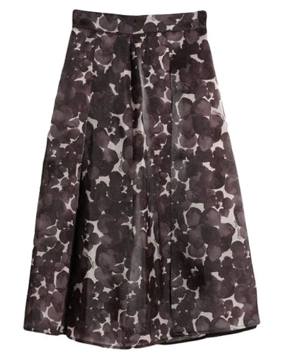 Shop Elisabetta Franchi Woman Midi Skirt Black Size 4 Polyester
