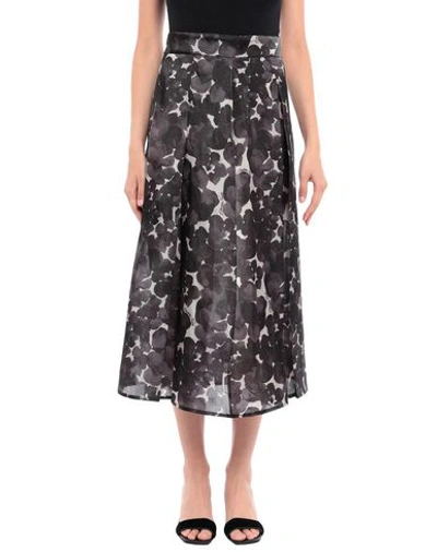 Elisabetta Franchi Midi Skirts In Black