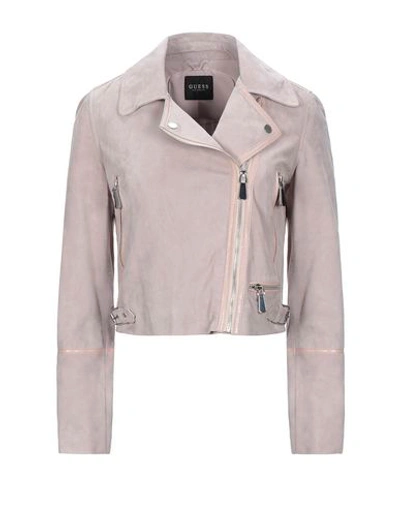 Shop Guess Jackets In Pink
