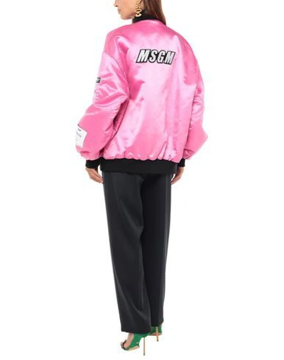 Shop Msgm Bomber In Pink