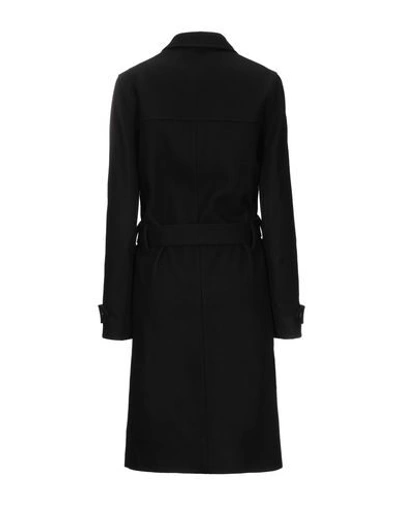 Shop Saint Laurent Coats In Black