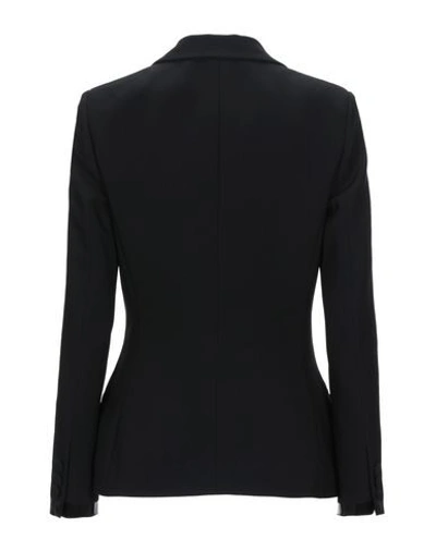 Shop Moschino Suit Jackets In Black