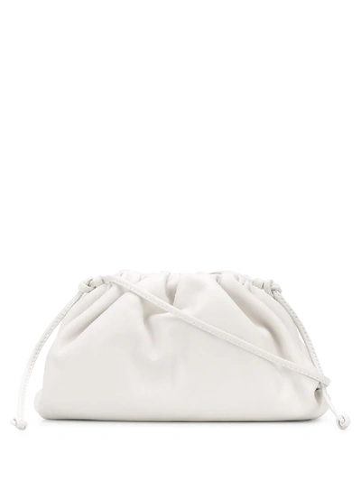 Shop Bottega Veneta The Pouch Crossbody Bag In White