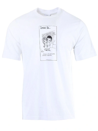 Shop Vetements Love Is A Modern World T-shirt In White