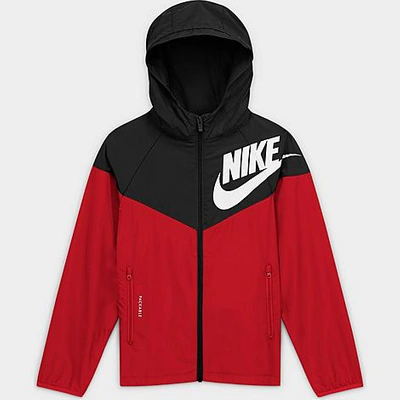 Nike Kids' Sportswear Windrunner Jacket (big Boy) In Black/university Red |  ModeSens