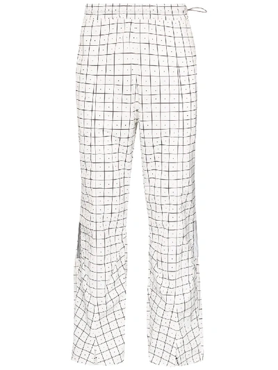 Shop A-cold-wall* Check-print Trousers In Multicoloured