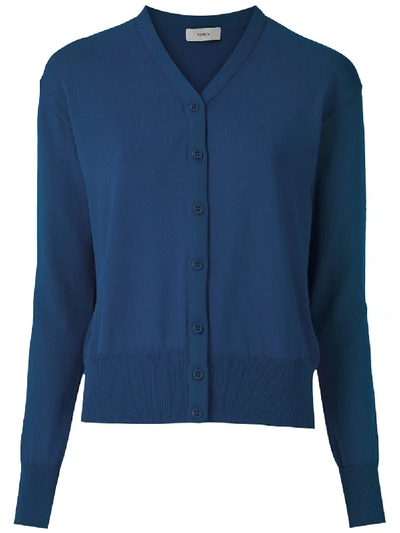 Shop Egrey Button-up Cardigan In Blue