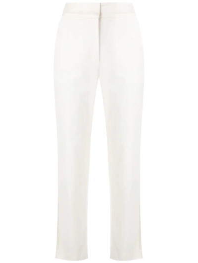 Shop Egrey Ines Cropped Trousers In Neutrals