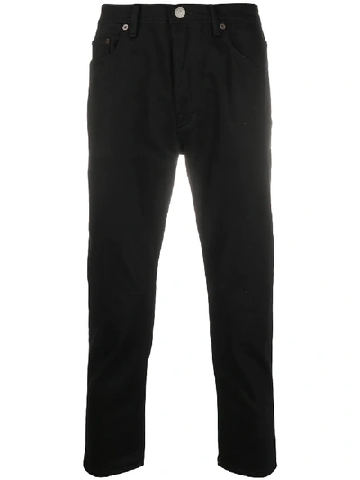 Acne Studios North Stay Black Straight Fit Jeans In Black