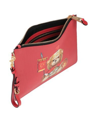 Shop Moschino Woman Handbag Red Size - Soft Leather