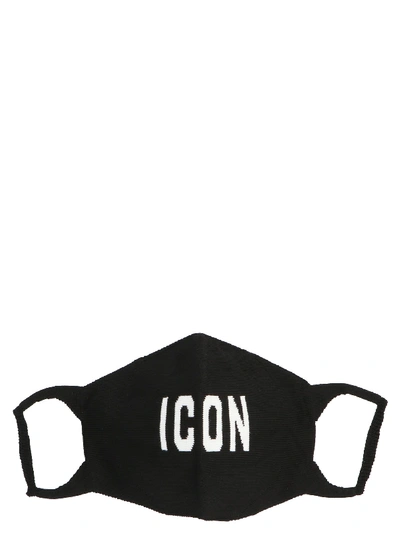 Shop Dsquared2 Icon Face Mask In Black